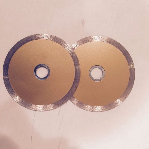 2-pack! 4 inch diamond blades for cutting tiles, porcelain, stone and masonry