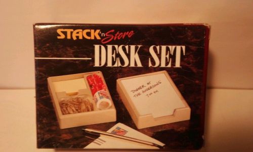 Desk set organizer