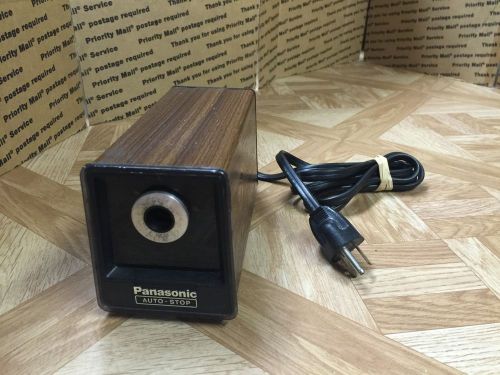 RARE Vintage Commercial Panasonic KP-77 Electric Pencil Sharpener-Japan--Works!