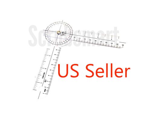 Brand New  6&#034; Round Protractor Goniometer Pocket 6 inch- Free Shipping