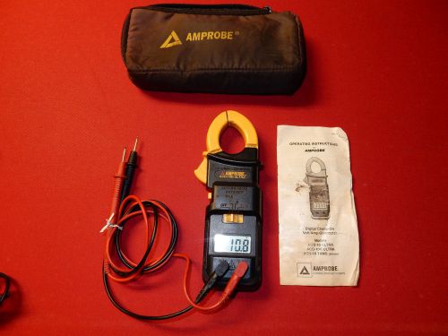 AMPROBE ACD-10H ULTRA DIGITAL CLAMP-ON VOLT/AMP/OHMMETER FOR PARTS OR REPAIR
