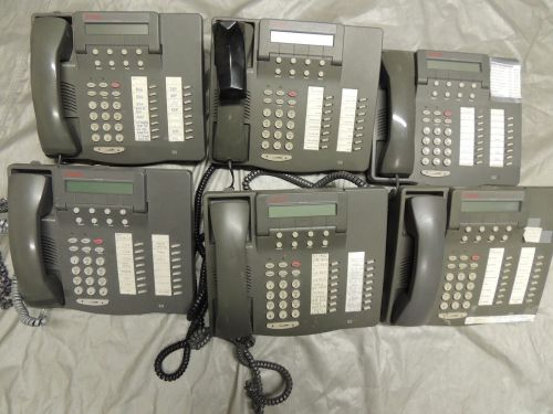 Lot of 6 Avaya 6416D+M / 108807611 Business Office Phones