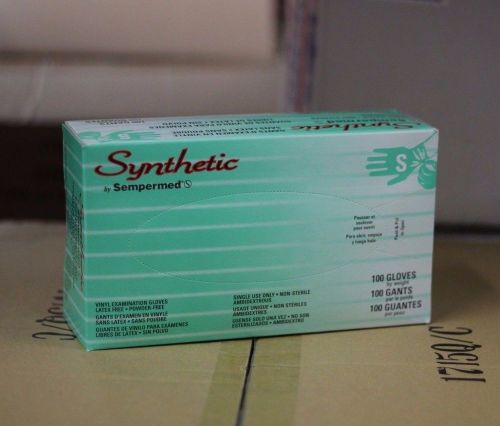 Sempermed Gloves (1000 count)- Synthetic Vinyl, 4 Mil Medical Grade, Powder Free
