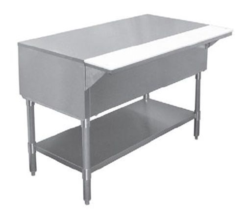 Apw wyott wt-5 champion hot well steam table 79&#034; solid top stationary for sale