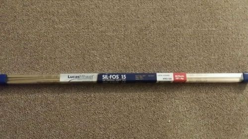 Lucas milhaupt sil fos 15 new pack with 28 rods for sale