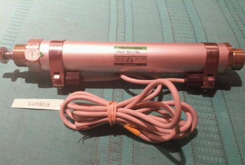 CKD CMA-30-150 Pneumatic Cylinder w/ 2 CKD R2Y Switches 0.7 MPa/ 100psi