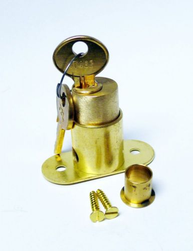 Ccl sliding door lock 02290 brass pin tumbler heavy duty keyed different 7/8 new for sale