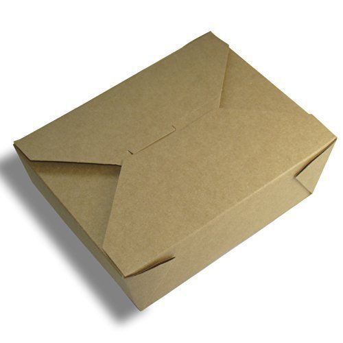 ECOSOURCE Natural Kraft Take Out Box, The Box # 8, 300 Count