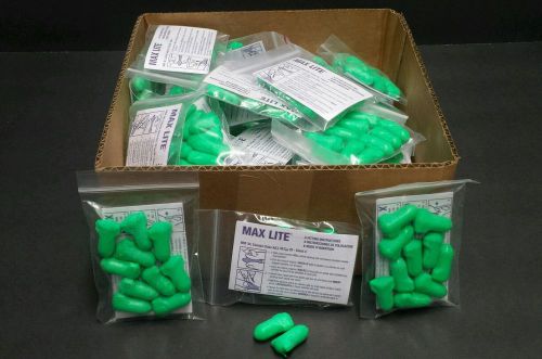 Howard leight max lite ear plugs nrr 30.       ( 200 pair/box) for sale