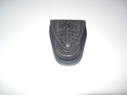 Galls Gear G4148W Black Basketweave Handcuff Case for Police /Security Duty Belt