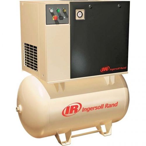 Rotary screw air compressor - 230 volts, single phase, 5 hp, 18.5 cfm - 125 psi for sale
