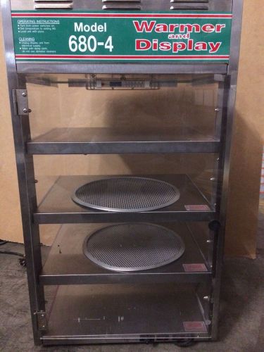 Wisco 680-4 food warming merchandiser display 4 heated shelves for sale