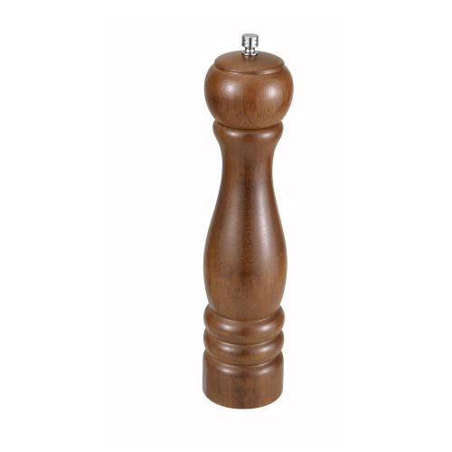 Winco wpm-10, 10-inch high wood pepper mill for sale