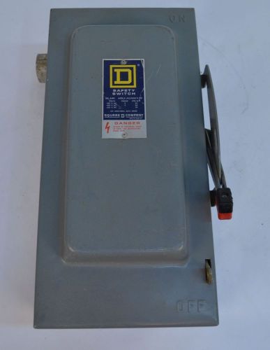 Square D Safety Switch HU362 HU 62 60A 600V 600 Amp Non-Fused