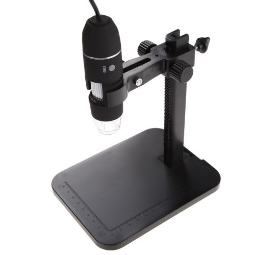 2MP USB 1000X 8 LED Digital Microscope Endoscope Magnifier Camera w/ Lift Stand
