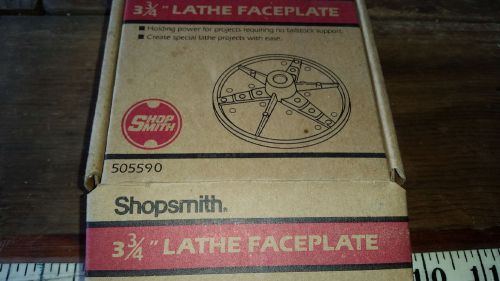 Shopsmith Faceplate, very good condition