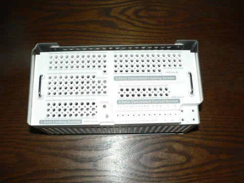 ORTHOPEDIC 3.5 CORTICAL CANNULATED SCREW STERILIZATION CASE VETERINARY