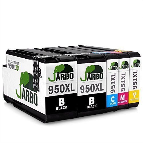 JARBO 1Set+1Black Replacement for HP 950XL 951XL Ink Cartridge High Capacity