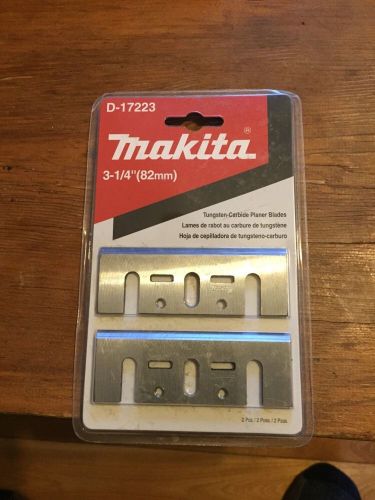 Mikita 3 1/4&#034; power plane blades. d-17223 carbide new for sale