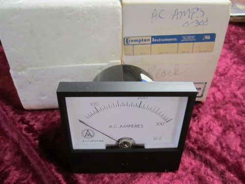 Amp Meter Amperes AC Crompton Instruments 235-01 Amps