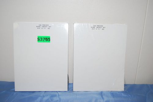 200 Pack of 10mil Clear 8.5&#034; x 11&#034; Letter Size Presentation Covers (#S3765)