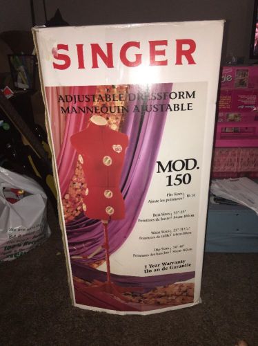 Singer Adjustable Mannequin Dressform MOD.150 Size 10-16
