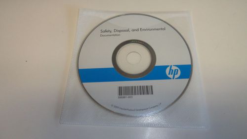 CC9: HP SAFETY, DISPOSAL, AND ENVIRONMENTAL DOCUMENTATION CD/DVD