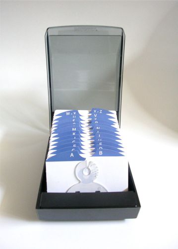 Rolodex Covered Card File A-Z Tabs