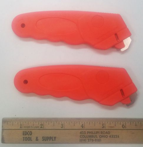 NEW- TWO Safety Knives Heavy Duty Box Cutter made in U.K., BOXER Series 700