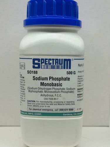 Spectrum Sodium Phosphate, Monobasic 500g FCC