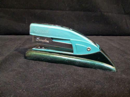Swingline stapler- 77 s retro art deco two tone green  made in u.s.a. for sale