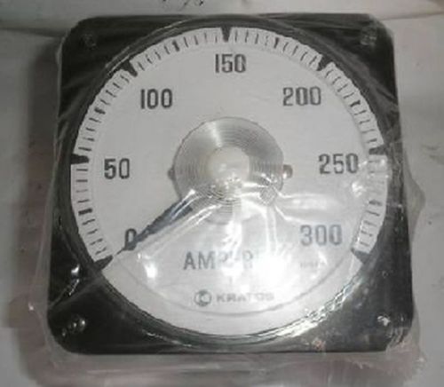 Kratos AC Amperes Ammeter Gauge Panel Meter - New