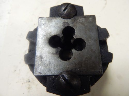 Vintage Armstrong Bros.  1/4&#034; R Threading Die with Holder