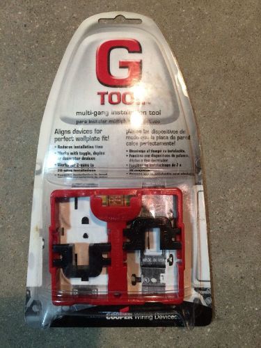 Cooper Wiring G-TOOL Multi-Gang Installation Tool NOS NIP