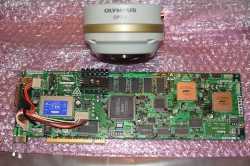 Olympus DP70 Microscope Camera &amp; Frame Grabber Interface PCI Board 12.5 MP CCD