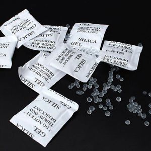 25/50/100packs 1g non-toxic silica gel desiccant moisture absorber dehumidifier for sale
