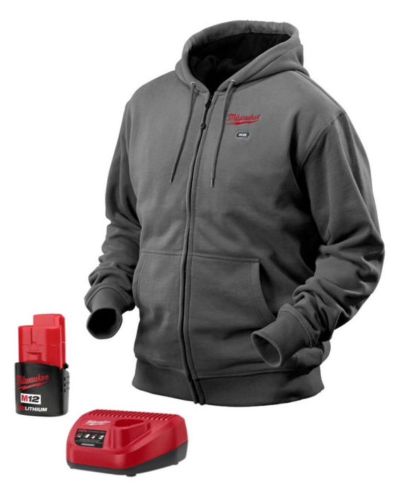Milwaukee heated hoodie 2xl kit includes battery and charger for sale