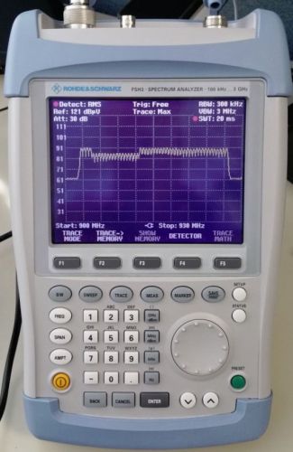 Rohde &amp; Schwarz Spectrum Analyzer : FSH3 Handheld