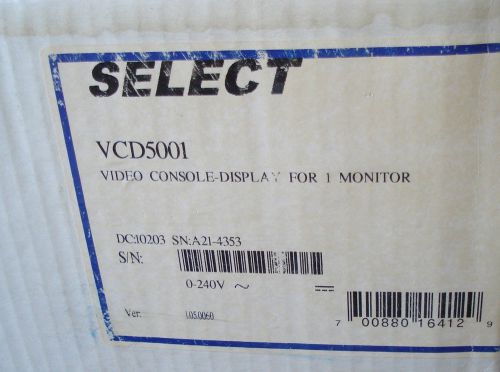 Pelco VCD5001 VCD5000 Series Video Console Display 1 Monitor Decoder 16-Channels