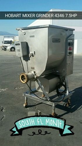 HOBART 4346 MIXER GRINDER 220V 3PH 7.5HP- USED- WILL SHIP ANYWHERE