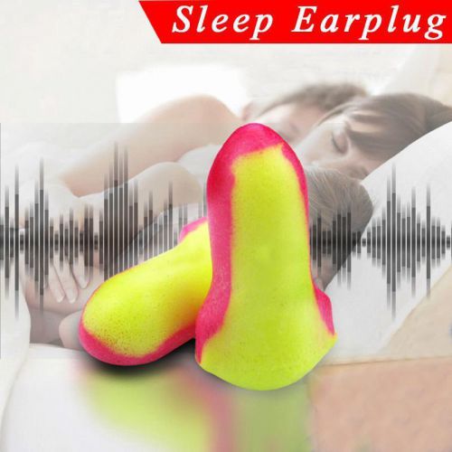 50pairs Earplugs Soft Foam Plugs Leight Laser Lite NRR32 Snore Sleep LL-1 Hot