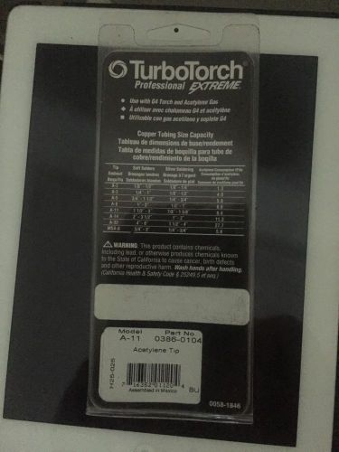 Turbotorch a-11 acetylene tip 0386-0104 for sale