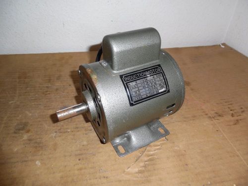 INDUCTIONMOTOR 1/3 HP, 1720 rpm, 1 Phase, 110v, 7amp, 60 hz,  pole 4, KW .25 new