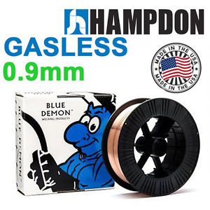 Gasless mig welding wire 0.9mm 11.5kg spool - e71t-11 - made in usa - hampdon for sale