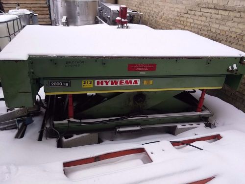 Hywema scissor lift table electric hydraulic for sale
