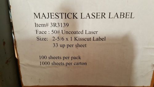 33 per sht laser labels&#034;sale&#034; 1000 sheets /cs format like  5332, 5334, 5351,5354 for sale