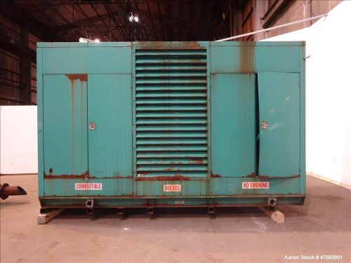 Used-Cummins 600 kW standby (545 prime) diesel generator set model DFGB, SN-J980