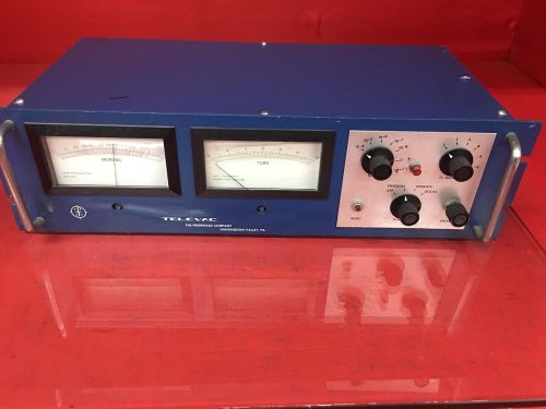 Televac - Microns Meter / Cold Cathode Ionization Gauge - Unable to Test - AS IS