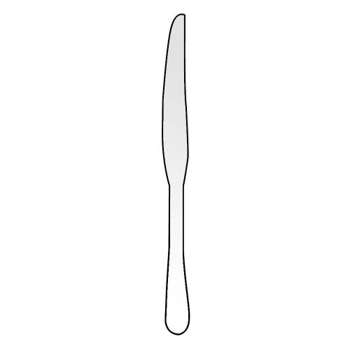 World Tableware 164-5501 Mcintosh Serrated Dinner Knife - Dozen