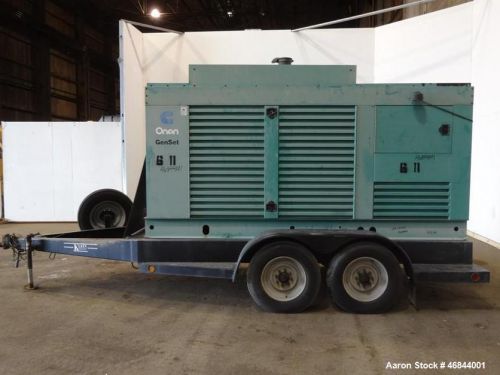 Used- cummins 350 kw standby (315 kw prime) portable / trailered diesel generato for sale